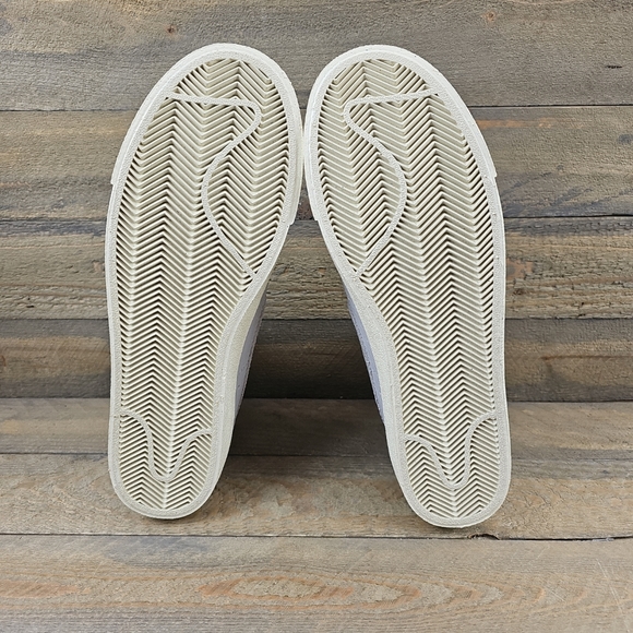 Nike Blazar Mid '77 PRM Men's Shoes Sneakers Grey Fog Two Laces - Picture 7 of 11